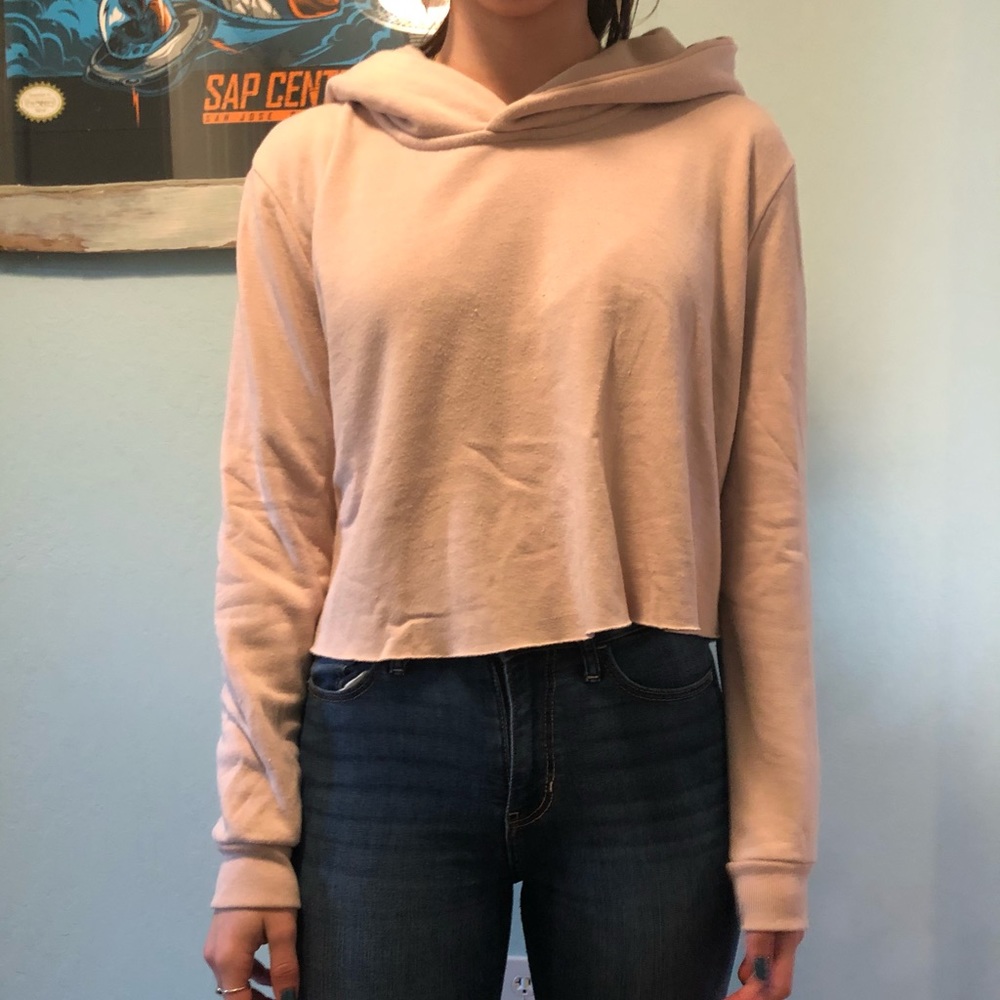 Brandy Melville cropped hoodie